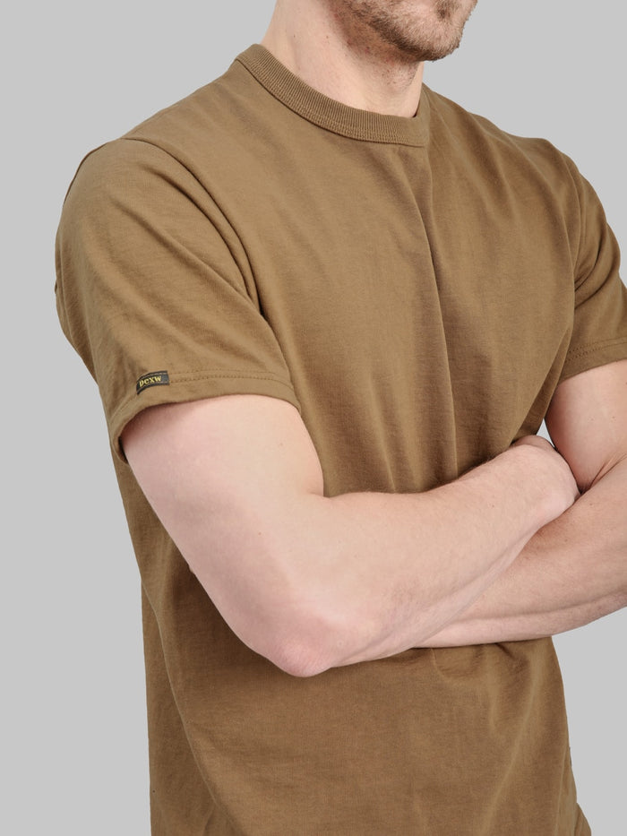 Deluxeware DXTS00 Heavyweight Loopwheeled TShirt Dd Mustard sleeve