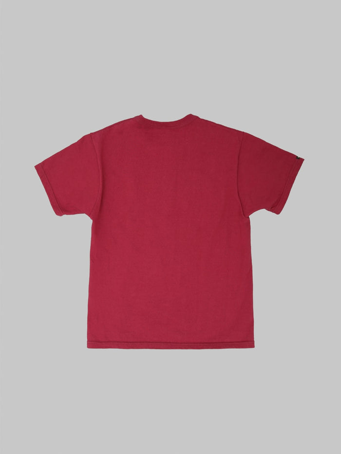 Deluxeware DXTS00 Heavyweight Loopwheeled TShirt Red back