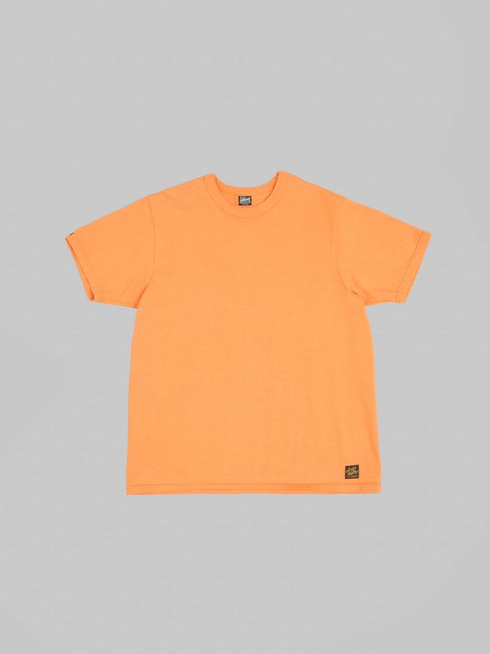 Deluxeware DXTS00 Heavyweight Loopwheeled TShirt Texas Orange front