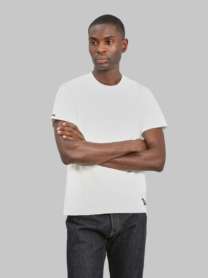 Deluxeware DXTS00 Heavyweight Loopwheeled TShirt White styled
