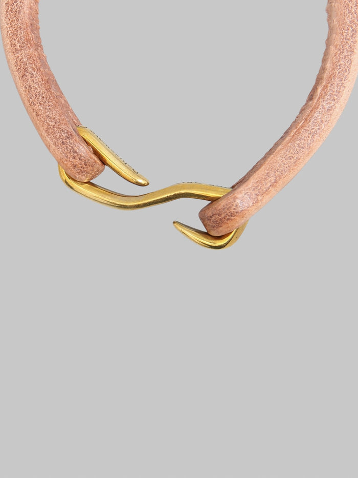 Deluxeware Extra Thick Tochigi Leather Bracelet Natural