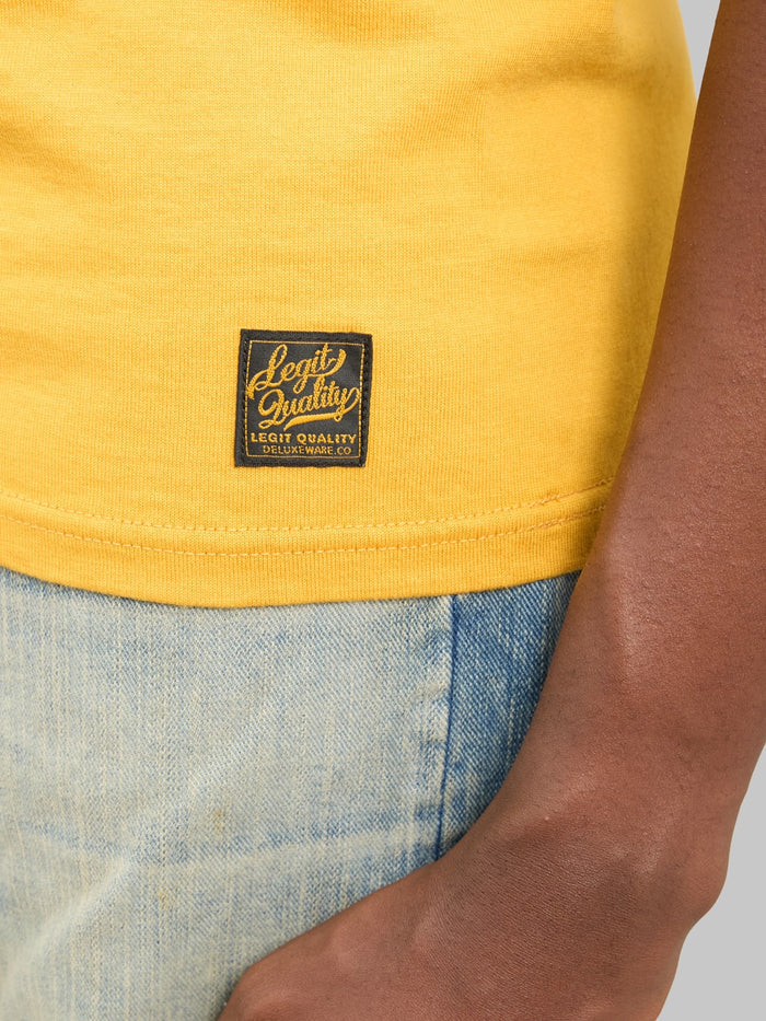 Deluxeware SDTS-00 10.5oz T-Shirt Ash Yellow