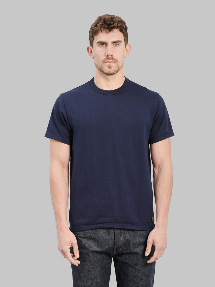 Deluxeware SDTS00 10.5oz T-Shirt Foot Blue front fit