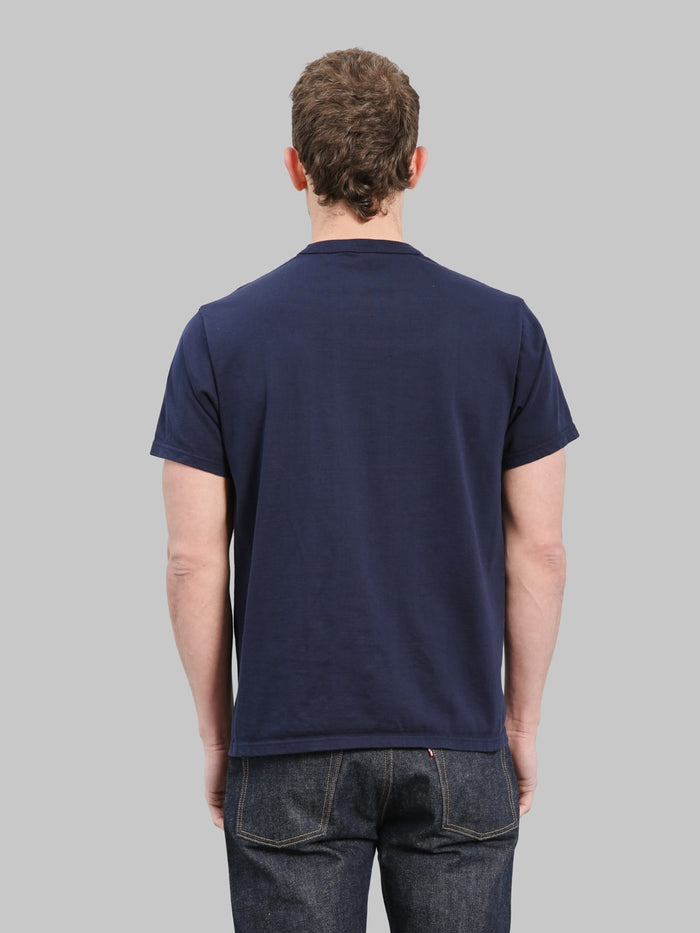 Deluxeware SDTS00 10.5oz T-Shirt Foot Blue back fit
