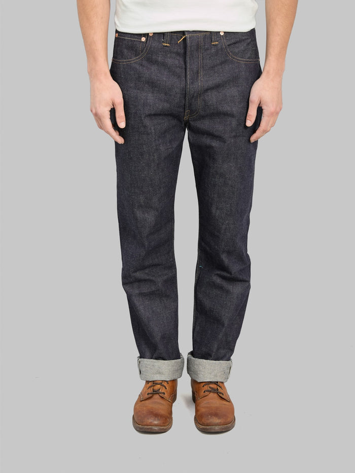 Denime By Warehouse 220XX 47 1947 Model  Regular Straight Jeans front fit