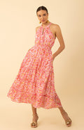 Denver Voile Dress, color-Pink