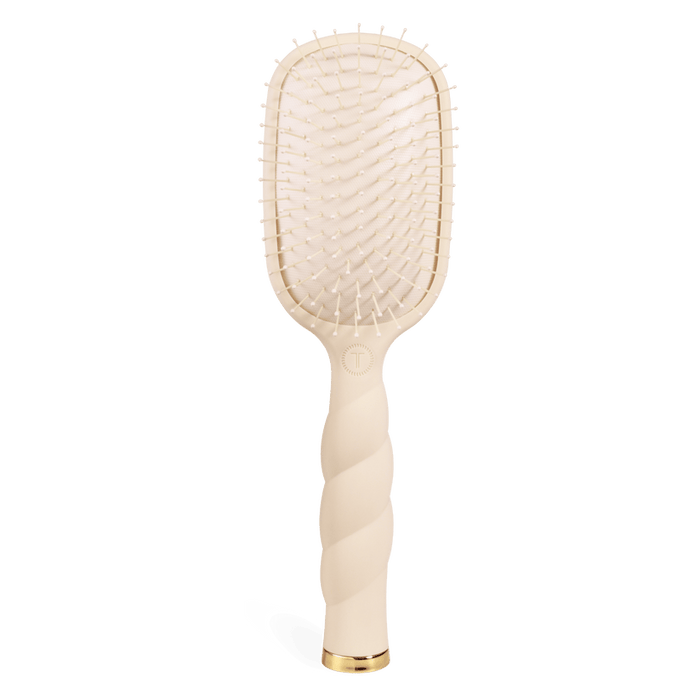 Teleties Detangler Hair Brush for Medium Hair | Tan