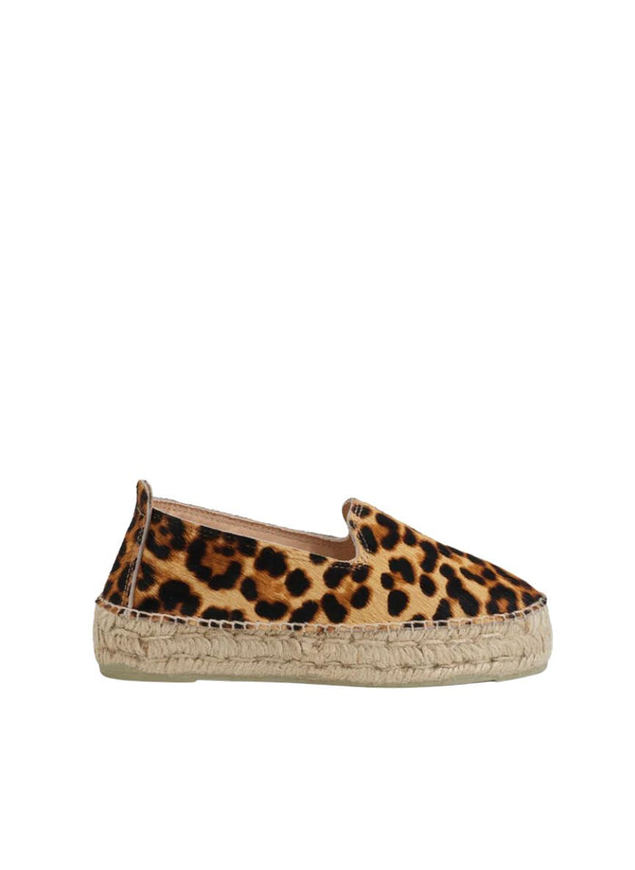 Espadrilles Manebi Double Sole Espadrilles Leopard D 6.2 Animal Print Apoella