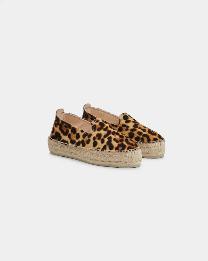 Espadrilles Manebi Double Sole Espadrilles Leopard D 6.2 Animal Print Apoella