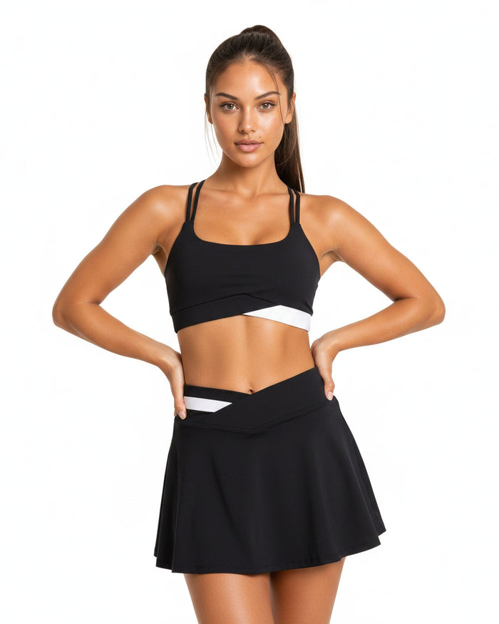 Dualis Arcline Border Crop Top
