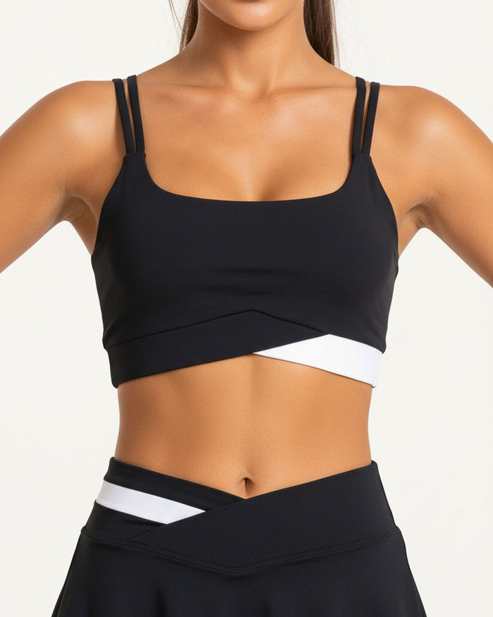 Dualis Arcline Border Crop Top