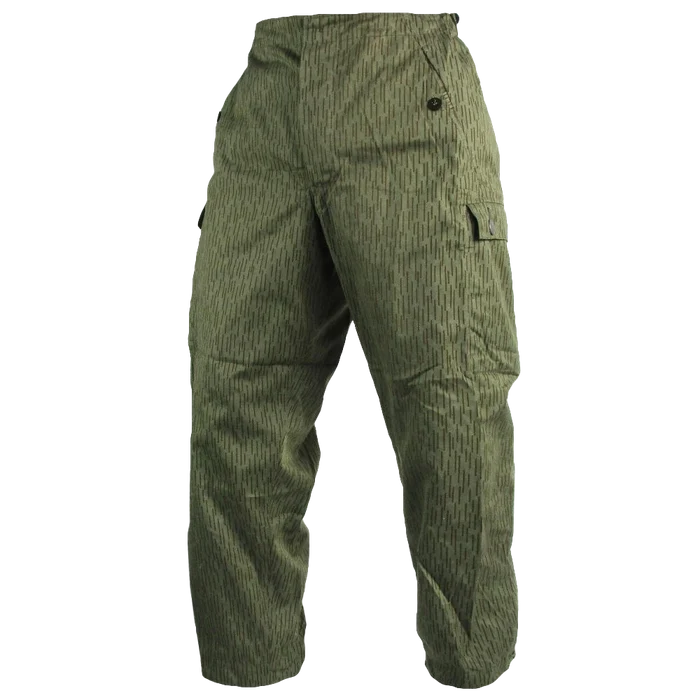 East German Rain Camouflage Trousers - East German Army Surplus - Cargo Trousers