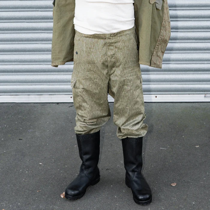 East German Rain Camouflage Trousers - East German Army Surplus - Cargo Trousers