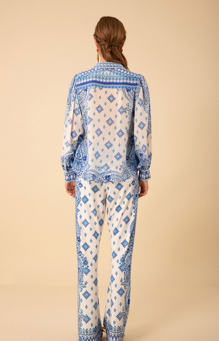 Eden Silk Top, color_blue