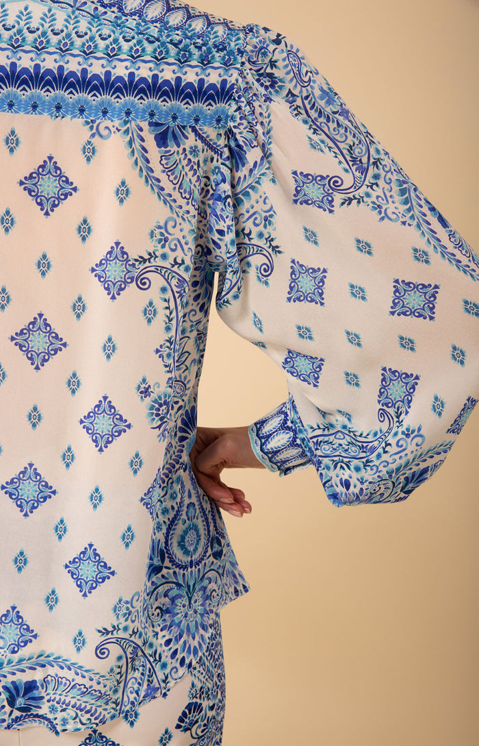 Eden Silk Top, color_blue