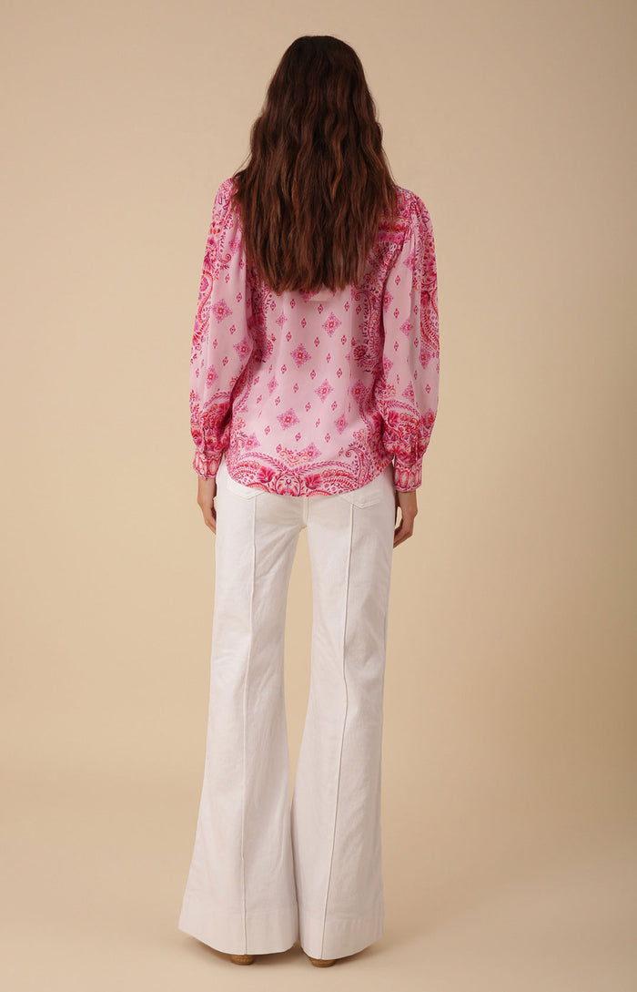 Eden Silk Top, color_pink