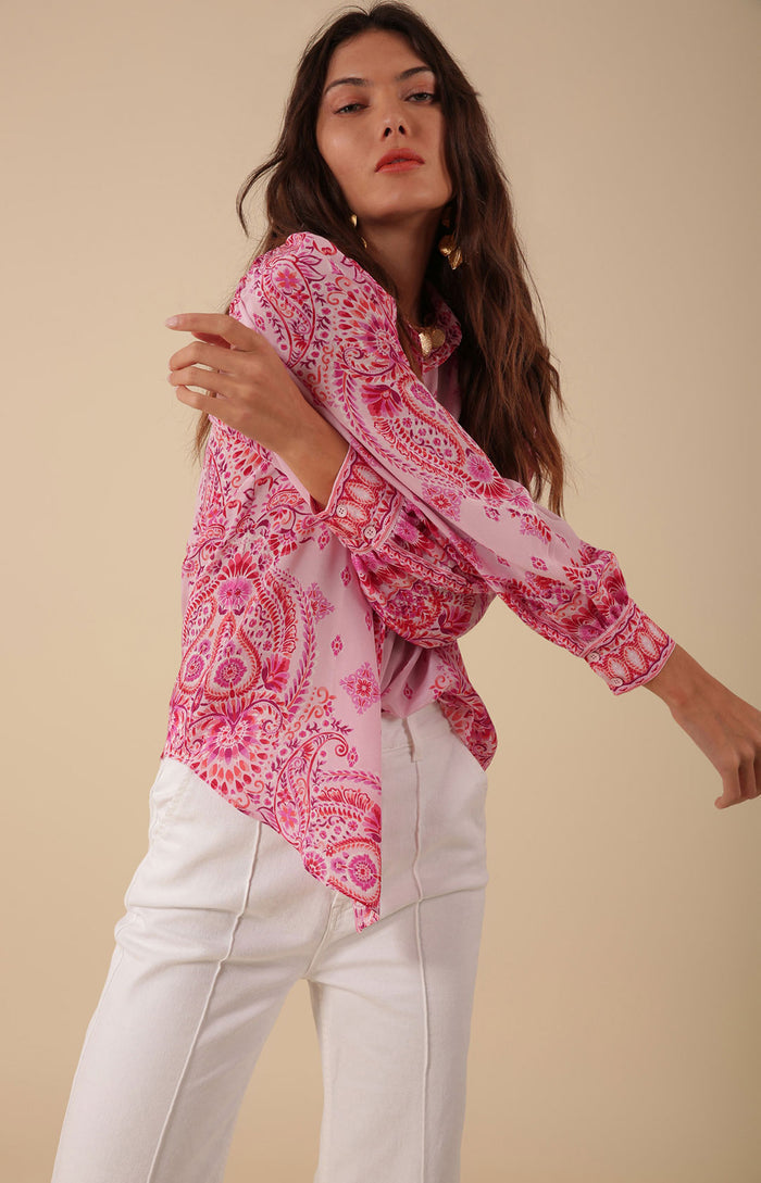 Eden Silk Top, color_pink