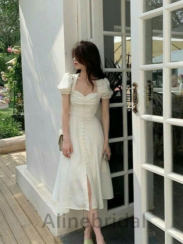 Elegant Cap Sleeves Sweetheart A-line Prom Dress, PD3572