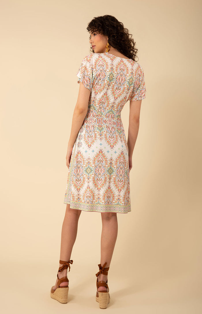 Elise Jersey Midi Dress, color_ivory