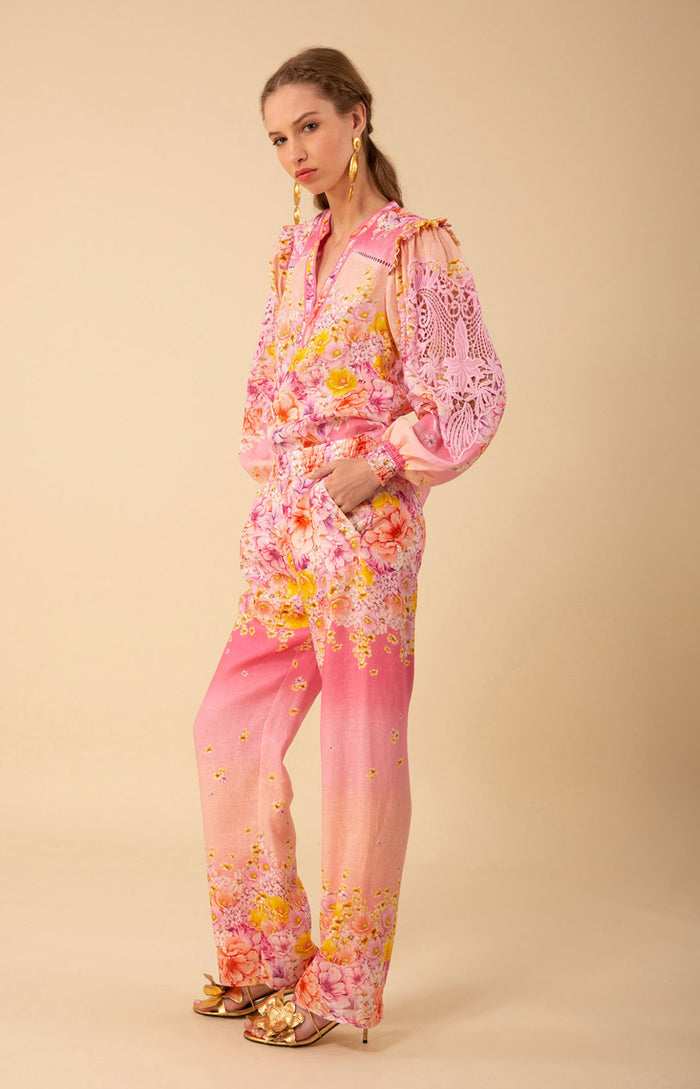 Emersyn Linen Pant, color_pink