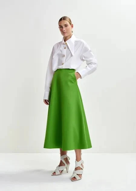 Essentiel Antwerp - Jomato White Elongated Collar Shirt - Kalifornia Jean Bar