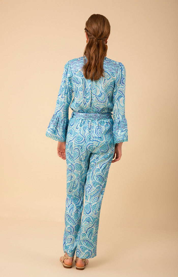 Esther Twill Pant, color_blue