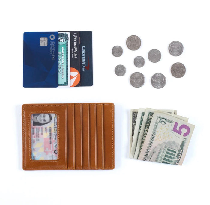 Euro Slide Card Case | Truffle