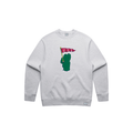 Fade Golf Co - Lake Tahoe Country Club Crewneck in Athletic Heather - Kalifornia Jean Bar