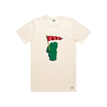 Fade Golf Co. - Lake Tahoe Country Club Tee in Ecru - Kalifornia Jean Bar