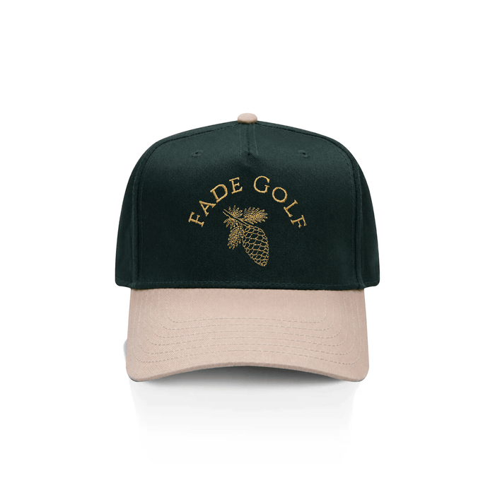 Fade Golf Co. - Ponderosa Pines Hat in Pine Green/Sand - Kalifornia Jean Bar