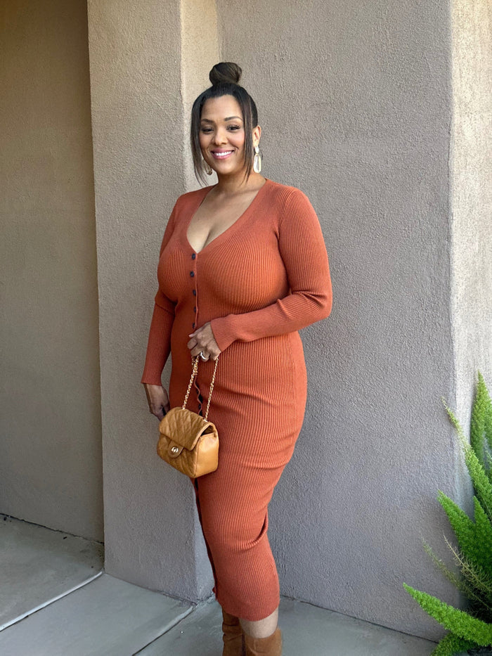 Falling for you Sweater Dress image 2