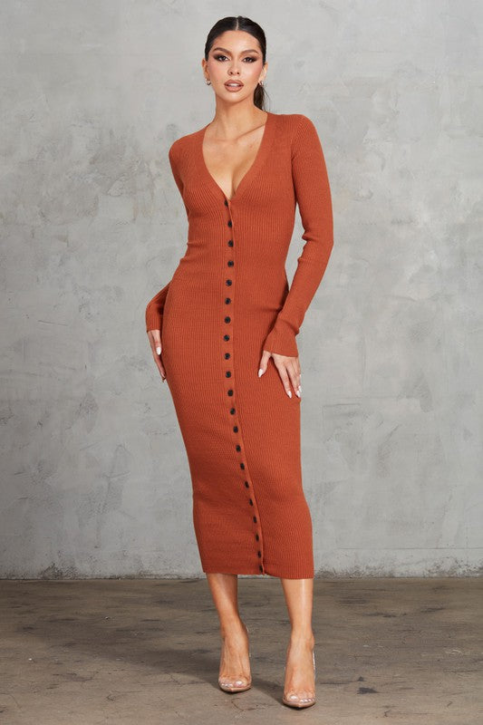 Falling for you Sweater Dress image 6