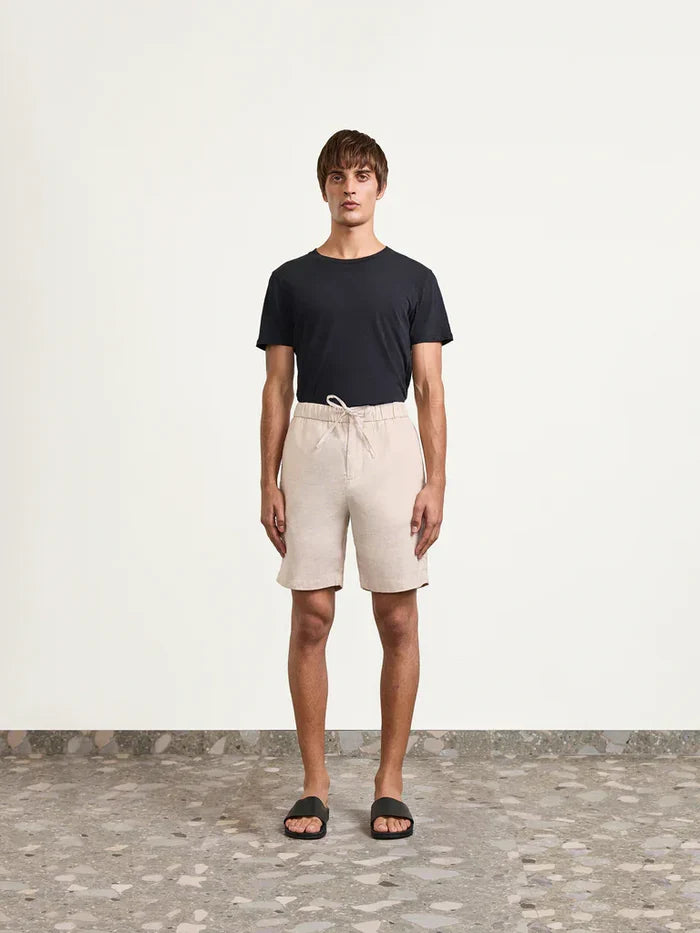 Shorts Frescobol Carioca Felipe Linen Shorts Sand Apoella