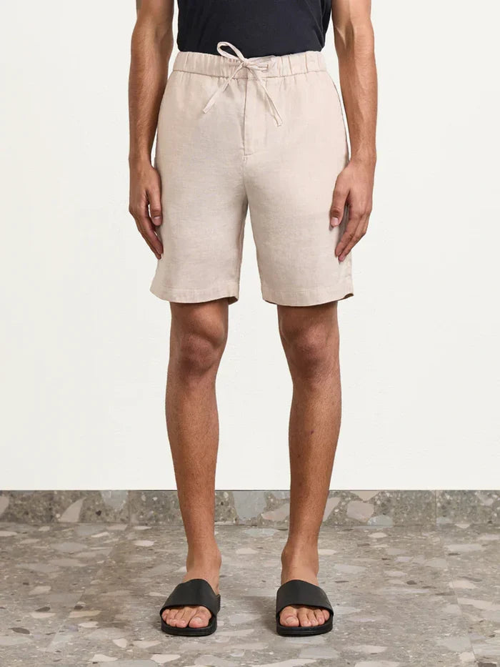 Shorts Frescobol Carioca Felipe Linen Shorts Sand Apoella