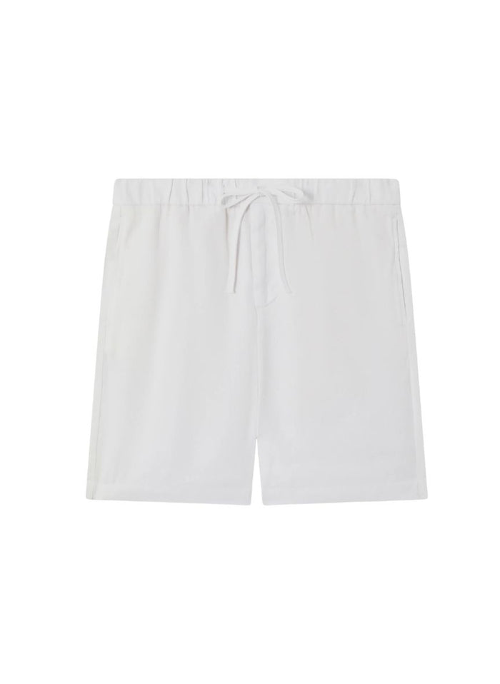 Shorts Frescobol Carioca Felipe Linen Shorts White Apoella