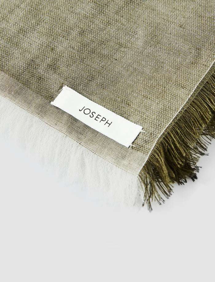 Fern Linen Blend Scarf
