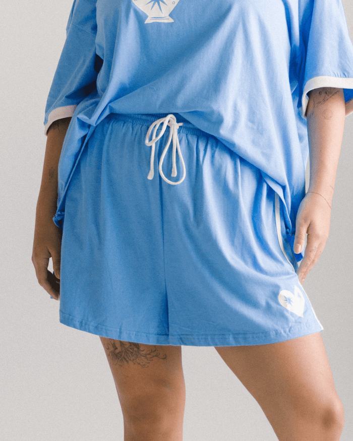 FINAL SALE | Essential Shorts | Blue Starstruck