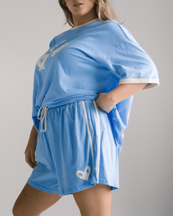 FINAL SALE | Essential Shorts | Blue Starstruck