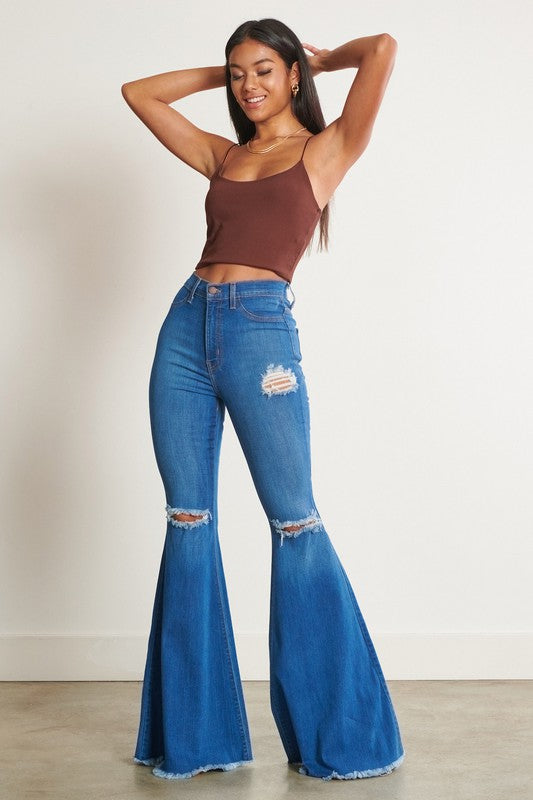 Flare and Fly Distressed Jeans image 3