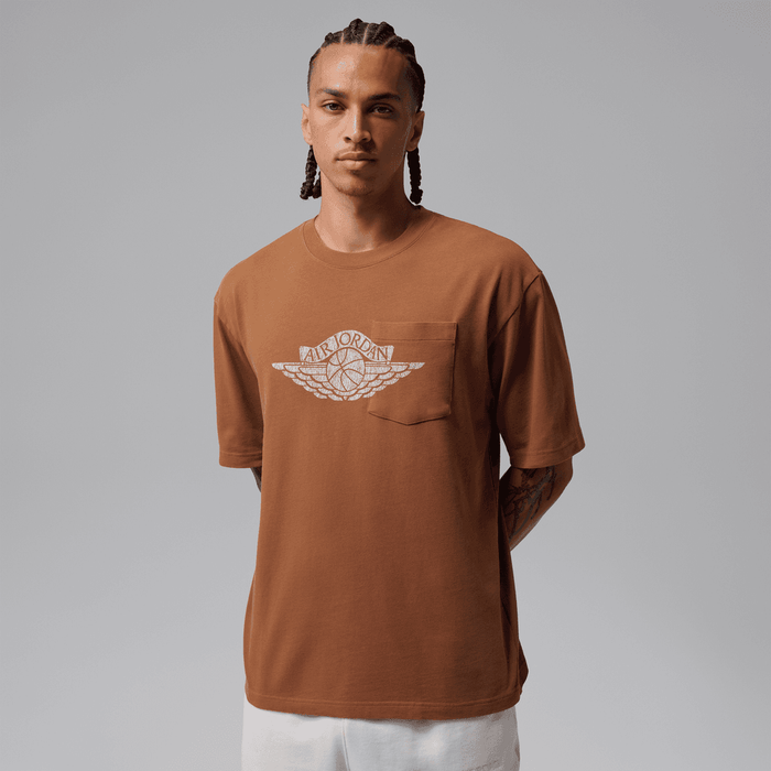 Jordan Flight Essentials Pocket T-Shirt Light British Tan