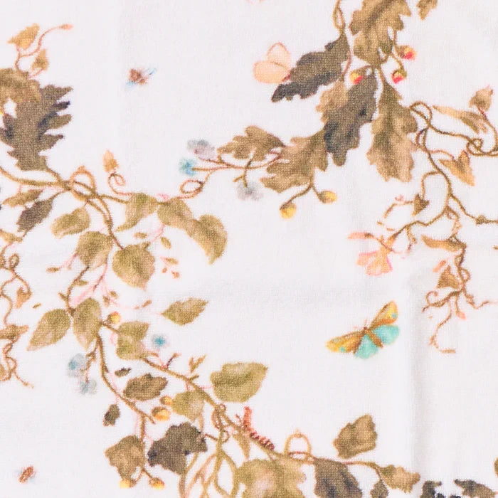 Floral Scallop Bath Towel | Leah O’Connell Vivian Magnolia