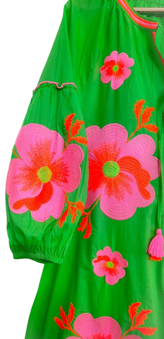 Florida Floral in Green
