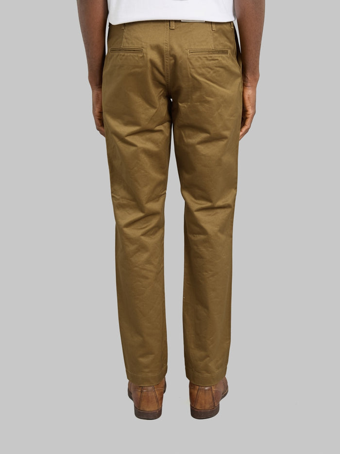 FOB Factory F0514 Narrow US Trousers Khaki back