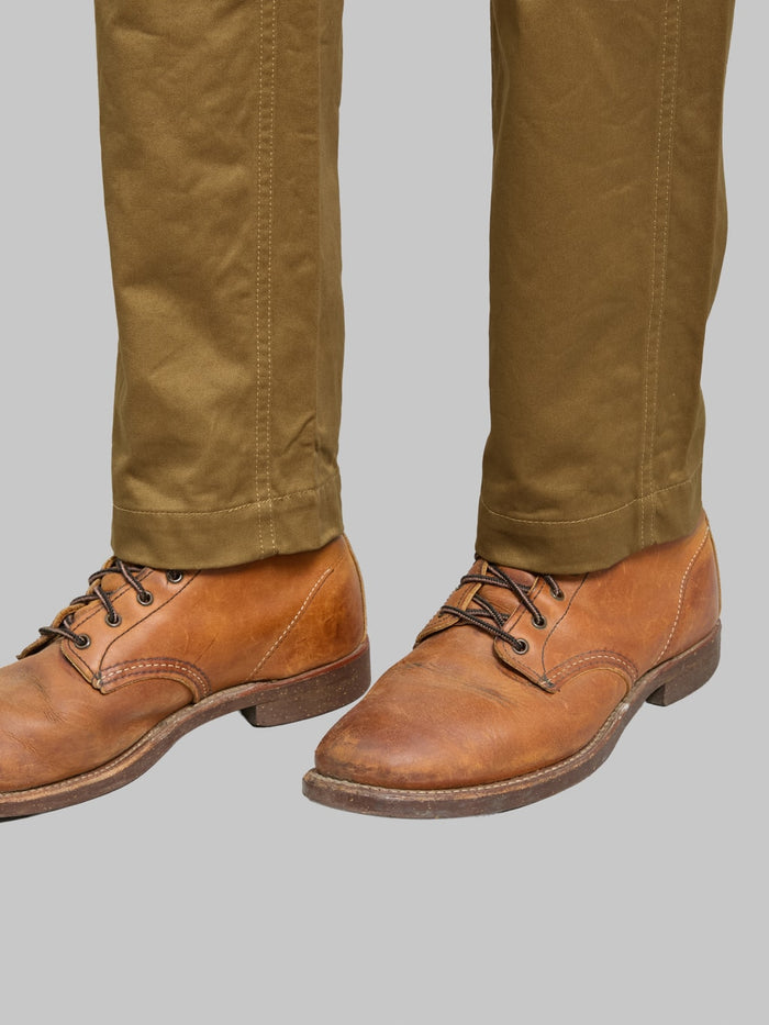 FOB Factory F0514 Narrow US Trousers Khaki weft