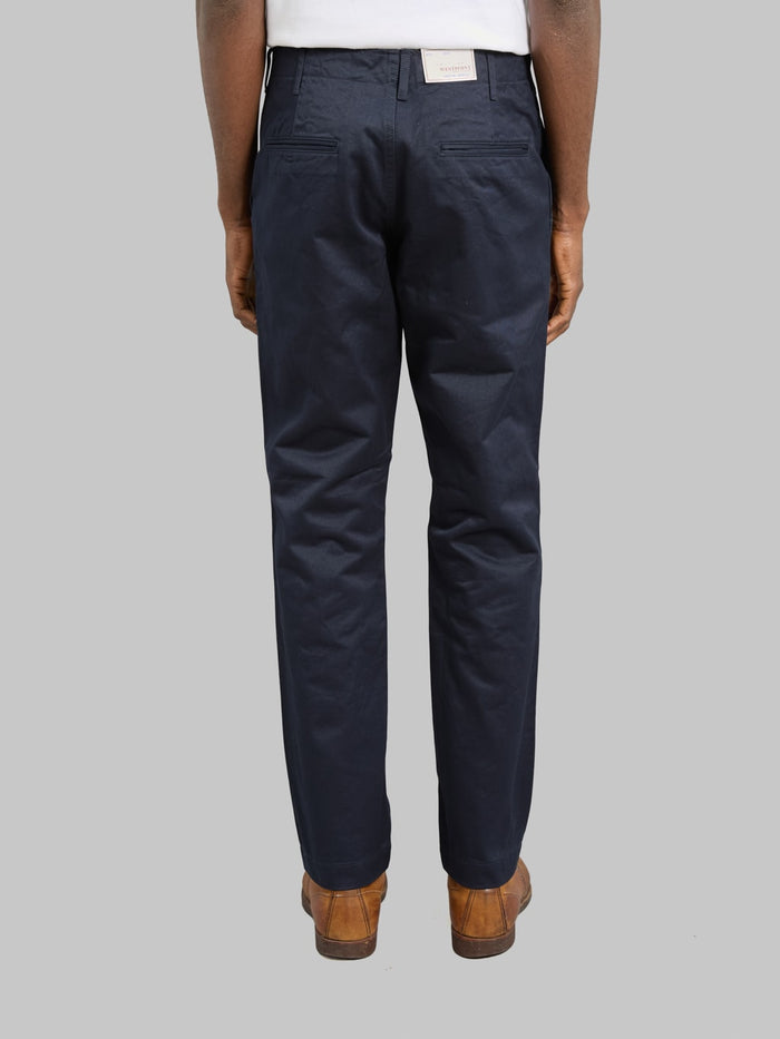 FOB Factory F0514 Narrow US Trousers Navy rise