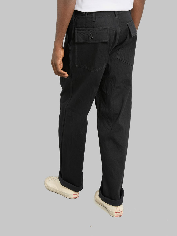 FOB Factory F0541 888 Denim Baker Pants Black fit
