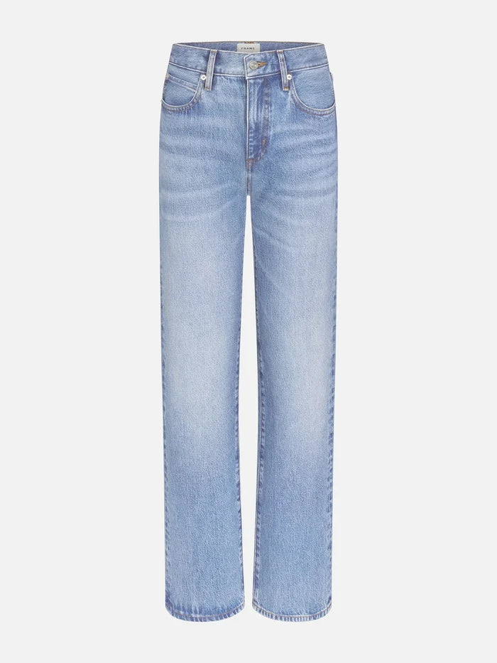 Frame - The Saturday Straight Leg in Static - Kalifornia Jean Bar