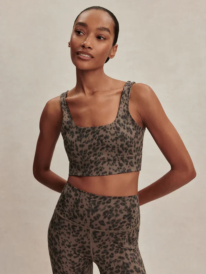 Bralette Varley Freesoft Cori Bralette Brown Contrast Cheetah Apoella