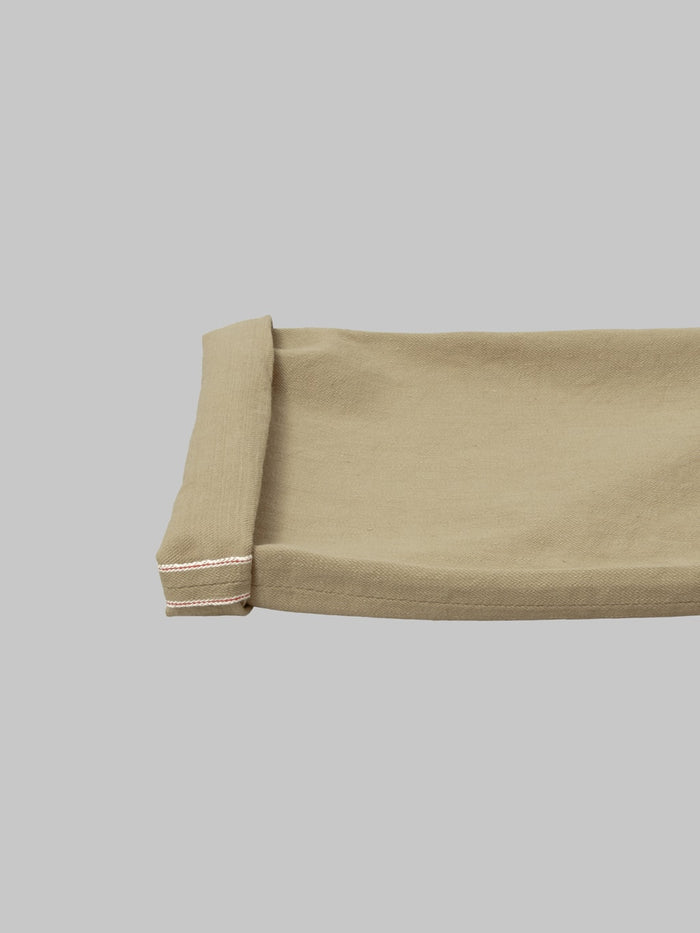 Fullcount 0105BE 12oz Wide Straight Jeans Beige