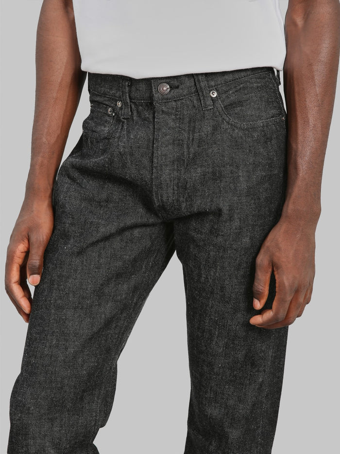 Fullcount 1101BK  Regular Straight Black Jeans waist